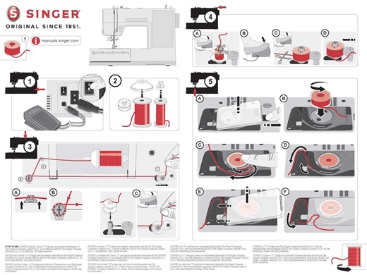 Guida all'infilatura: Singer HD6600C Sewing PDF (download immediato) - Etsy Italia