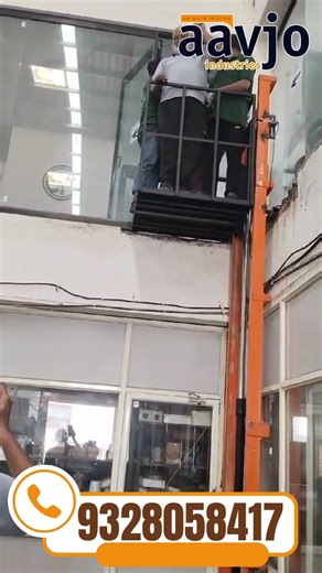 Industrial Goods Lift for Factory & Warehouse | Heavy Duty Material Handling | Aavjo Industries