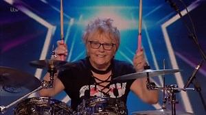 Elderly Rock Chick Crissy shocks the judges with her drum skills! | Viral Feed