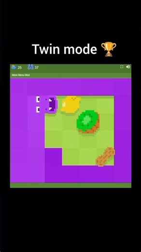 Twin mode in snake 🐍 #shorts #gaming #ytshorts