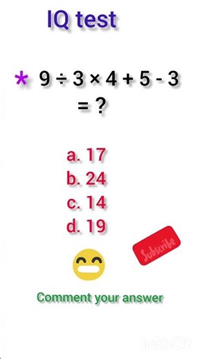 iQ test 👼#viral #maths #shorts
