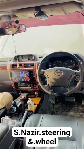 #toyota Land cruiser Prado installing multimedia steering wheel #cars #youtubeshorts #shortvideo #yt
