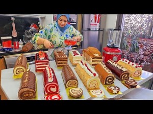 مايمكنش يدوز راس العام بلا مانخدمهم 12 سويسرول حلوة لاكريم الخلاط نفس خليط بلا تمارة اقتصادي ثمن بيع