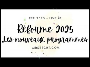 Professeurs d'anglais - Réforme 2025 et Nouveaux programmes de 6e