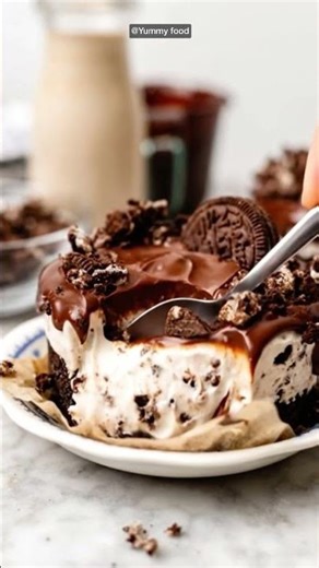 No bake Oreo cheesecake #food #viral #recipe #foodie #cookingchannel #sweet #oreo #cheesecake