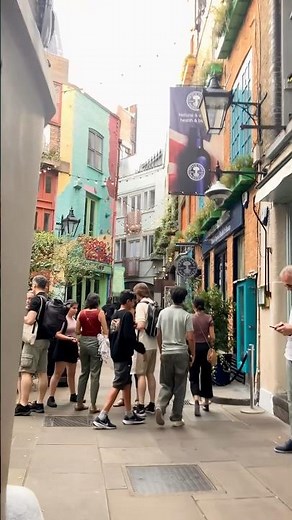 Neal's Yard is a vibrant, colorful courtyard and hidden gem in the heart of London's Covent Garden