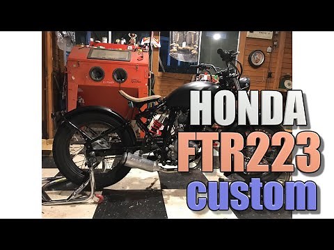 HONDA 【FTR223 カスタム】　組み立て完成！