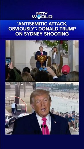 Bondi Shooting | "Antisemitic Attack, Obviously": Donald Trump On Deadly Sydney Beach Shooting