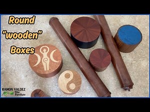 PVC pipe for round "wooden boxes"? Yes!