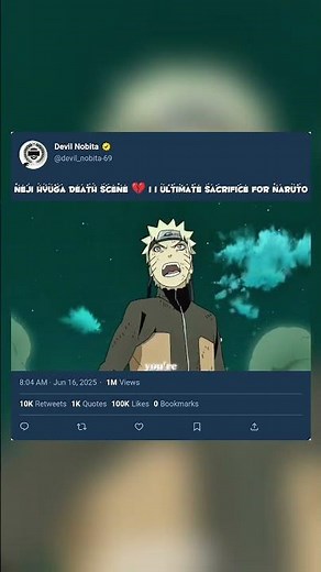 Neji Hyuga’s Death 💔 | Naruto Shippuden Episode 364 | Heartbreaking Sacrifice 😢#anime #naruto