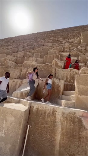How did they build pyramids in ancient times without concrete?