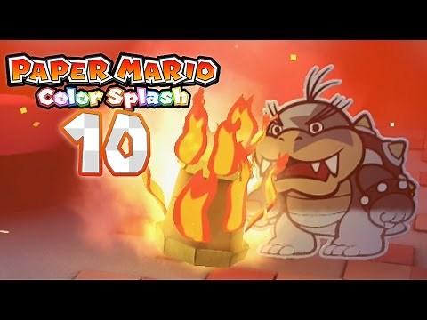 Paper Mario: Color Splash - Part 10: Saving The Red Big Paint Star! (Morton Boss Battle)