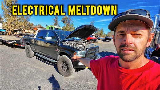 I watched my truck go up in flames!