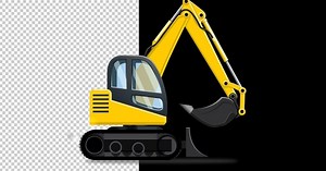 Excavator Cartoon