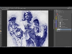 Pen Sketch Photoshop Action Guide