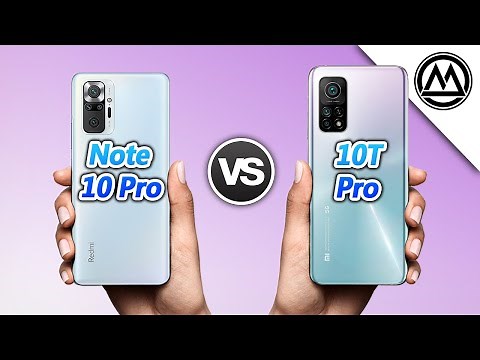 Xiaomi Redmi Note 10 Pro vs Xiaomi Mi 10T Pro