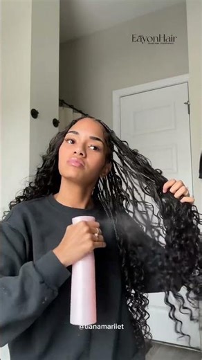 These Waves Move Different 🌸✨ | 22” Loose Deep Wave Crochet Hair #eayonhair