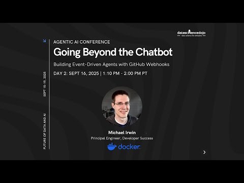 Tutorial: Building Event-Driven Agents with Docker | Future of Data and AI | Agentic AI Conference