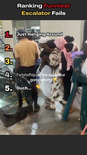 Funniest Escalator Fails lmaooo