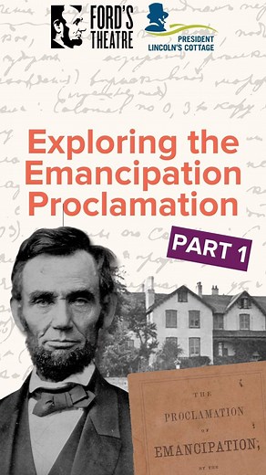 #DYK Abraham Lincoln wrote the Emancipation Proclamation not at The White House, but at @lincolnscottage? In this video, the first video in a three-part series exploring this significant document, we unpack the origins of the EP. #WashingtonDC #AbrahamLincoln #FordsTheatre | Ford's Theatre | Facebook