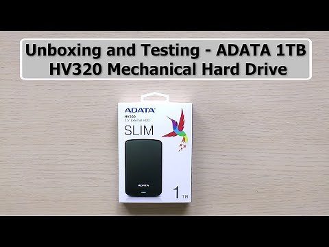ADATA HV320 | Unboxing and testing