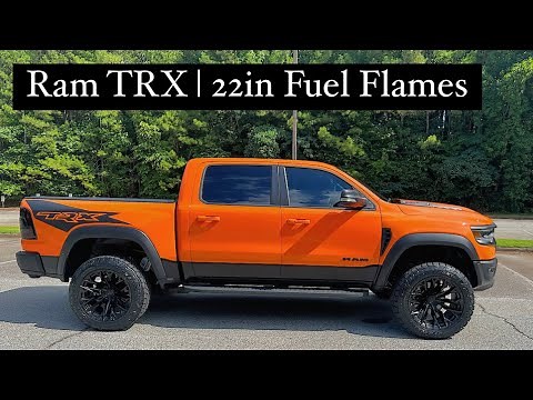 Ram TRX | 22in Fuel Flame Wheels