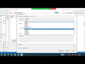 How to use 'Replace Condition' task in SAS Query Builder