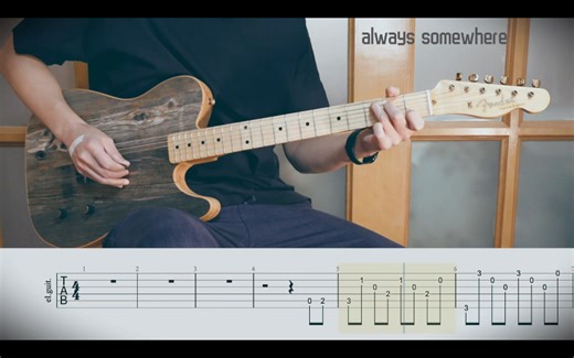 好听又不难，有手就能弹《always somewhere》_哔哩哔哩_bilibili