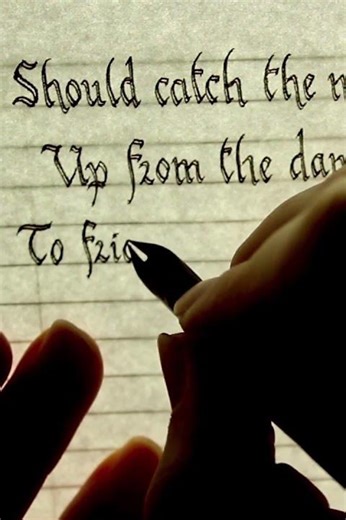 Handwriting E. A. Poe’s “Lenore” Part 13