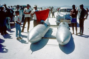 The Redhead and a Twin-Boom Streamliner:  Two Very Different Approaches to Going Fast at Bonneville...