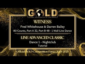 GOLD 2024 Line Advanced Classic - Dance 1: Nightclub "Witness" - Tutorial without music