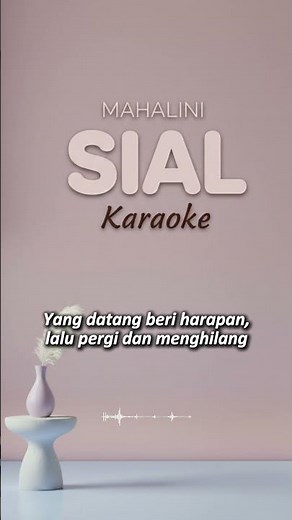 Sial - Mahalini | Karaoke