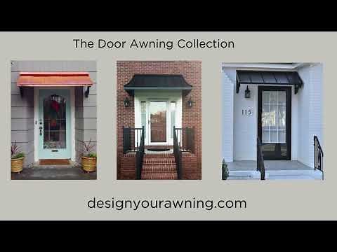 Beautiful Metal and Copper Door Awnings / Awning Ideas