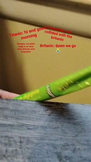 britanic and Carpathia sinks