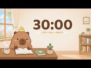 30 Minute Lofi Focus Timer ☕ Cozy Beats for Study & Work | Focus with Ray