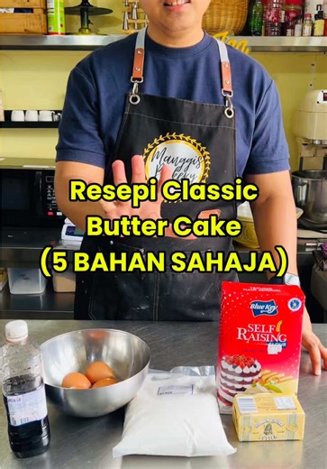 Butter cake = asas baking. 5 bahan sahaja. Resipi saya kongsi percuma. Untuk kek lebih teknikal, kelas PJJ dah siap. #buttercake #belajarbaking #thebakingdadmy