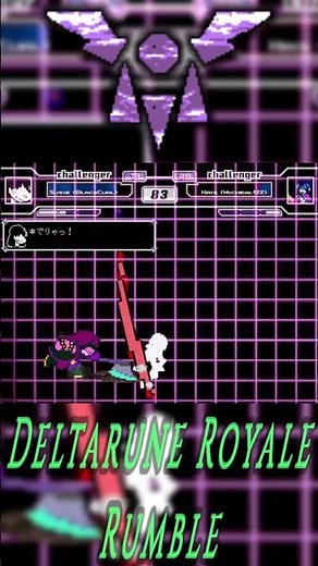 This Kris fights like Captain Commando! #Deltarune #fightinggames #gaming #videogames #mugen