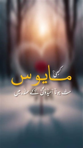 Kabhi Mayoos Mat Hona || Don't Be Sad || By Junaid Ur Rehman || Peace Studio Official Lyrical Video