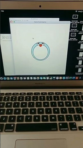 How to make doraemon in Python #pythonprogramming #pythoncoding