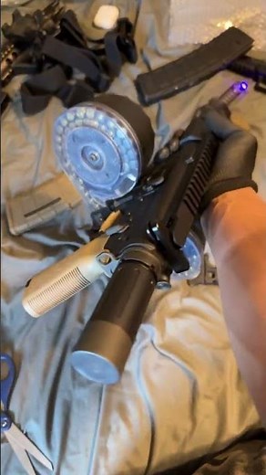 Micro Ar15 Pistol 100 rd Drum