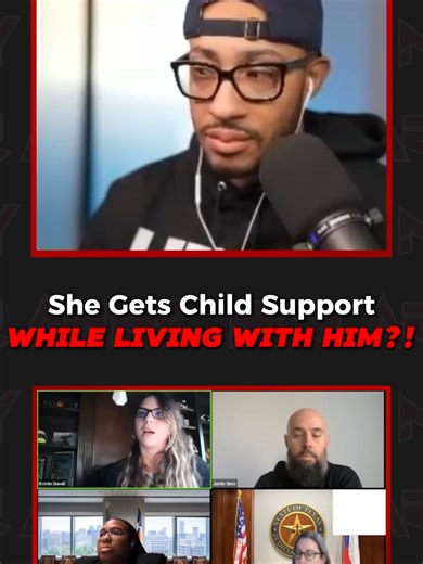 She Gets Child Support While Living With Him?!