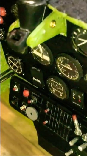 1/6 RC P40 Scratch built scale cockpit #aviation #ww2 #rcplane #scalemodel
