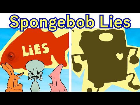FNF SPONGEBOB LIES (Porifera Atoll A.K.A Lies) Spongebob Creepypasta