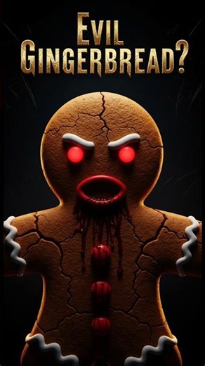 Tiny Terrors: The Evil Gingerbread Man That Came Alive on Christmas Eve |Horror Short Story #shorts