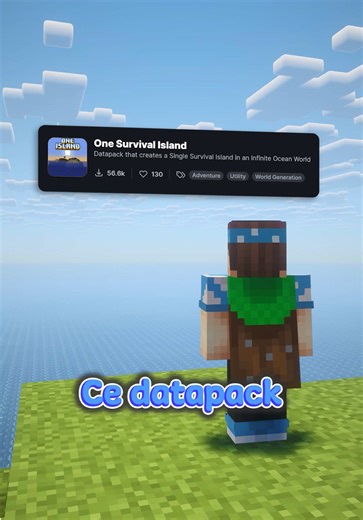 Le datapack dont tu as besoin ✅ #minecraft #pourtoi #minecrafttutorial