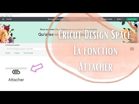 Cricut Design Space : Attacher plusieurs calques ensemble