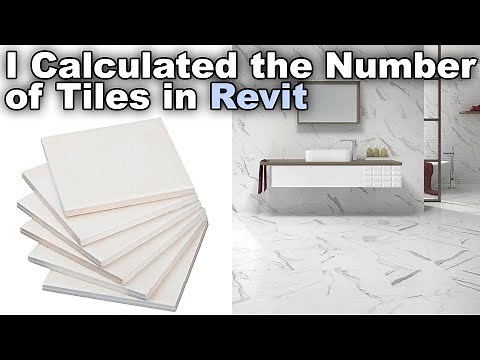 Calculate the Number of Tiles in Revit Tutorial