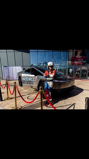 🚀 Cybertruck on track @promenadacraiova Electric power meets pure fun! ⚡️ | Dominic Marcu