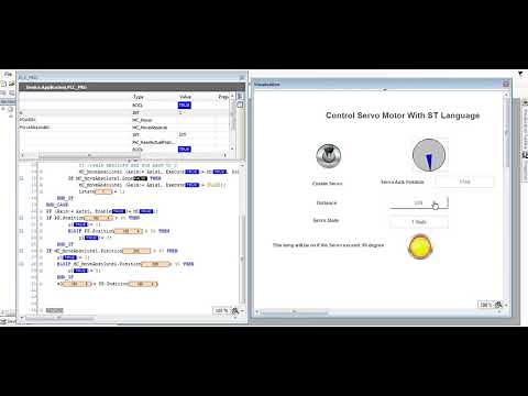 CODESYS - Control Servo Motor With ST Language- Simulation