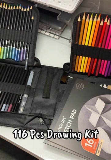 Affordable 116-Piece Drawing Art Kit | Perfect for beginners, teens & adults 🎨